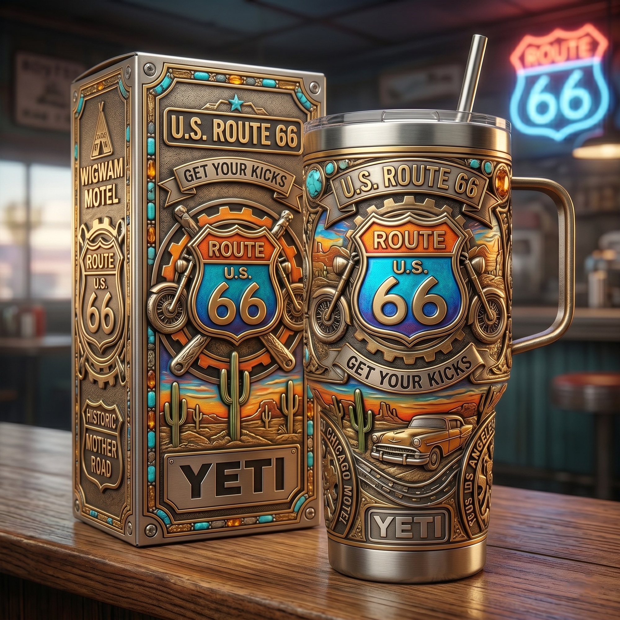 R66 40oz Tumbler With Handle LNTH