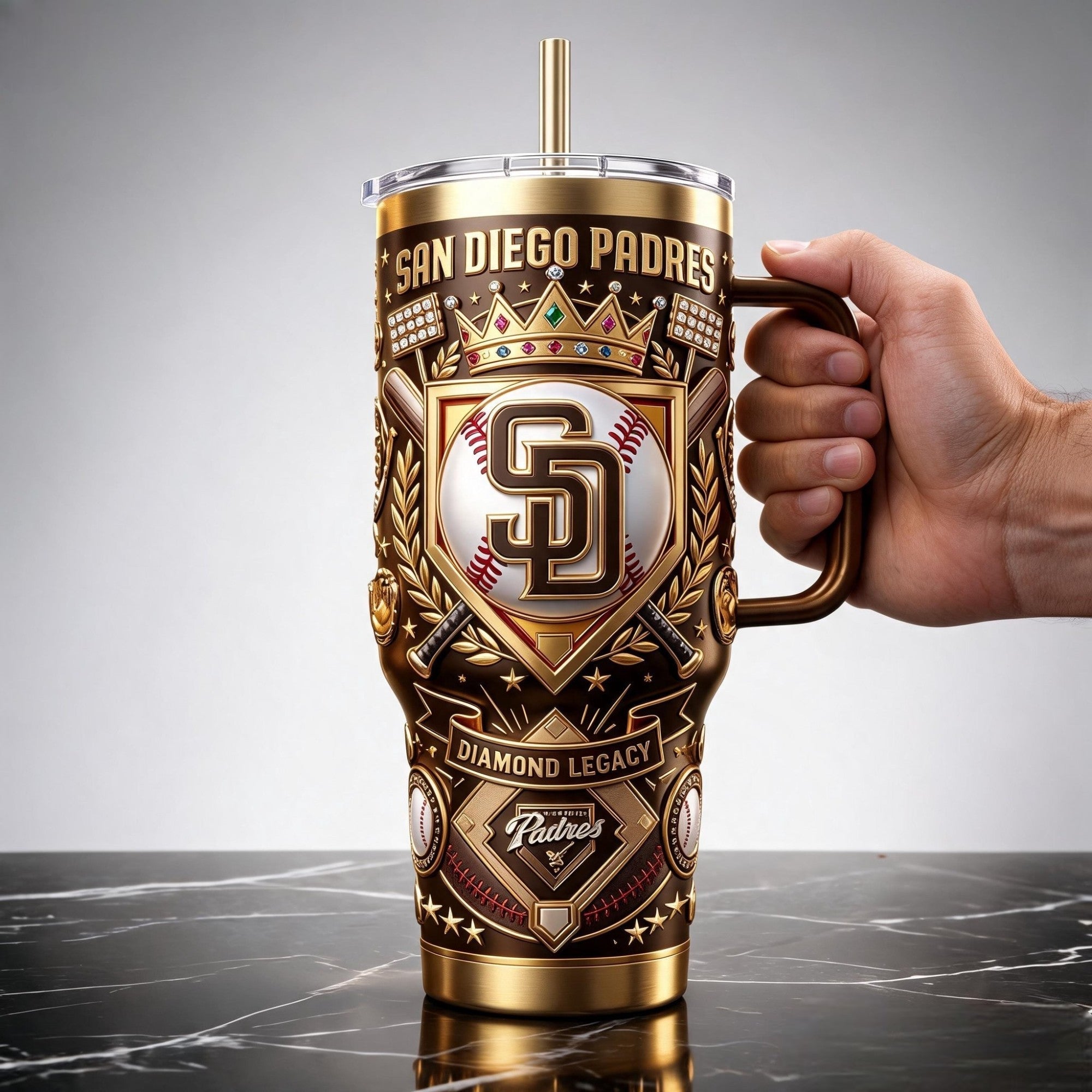 SDP 40oz Tumbler With Handle PDL