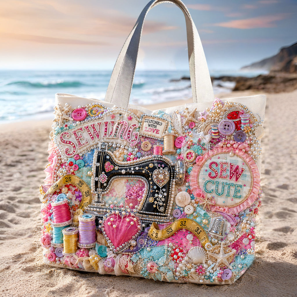 SEW Summer Vibes Tote Bag HTTT