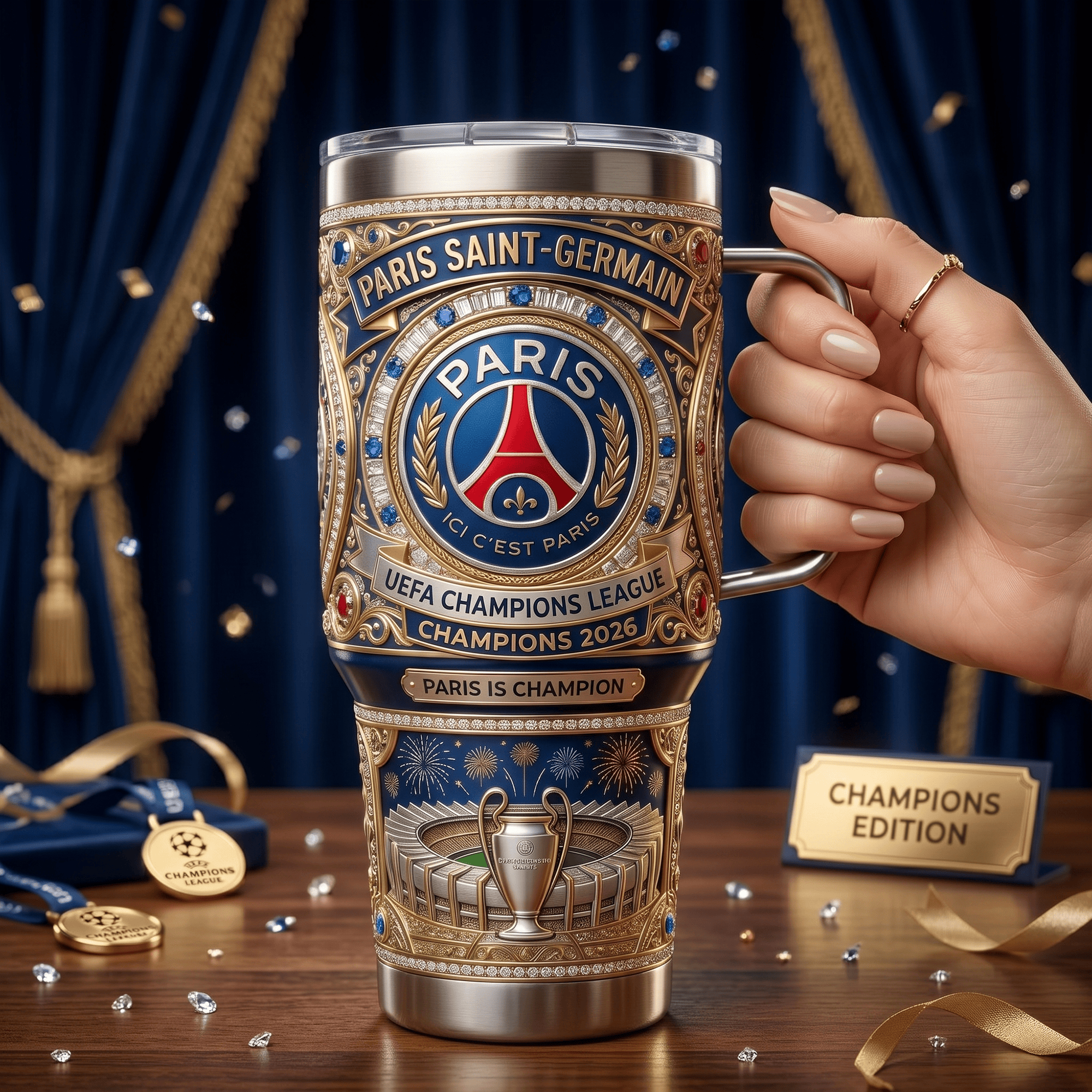 PSG 40oz Tumbler With Handle LNTH