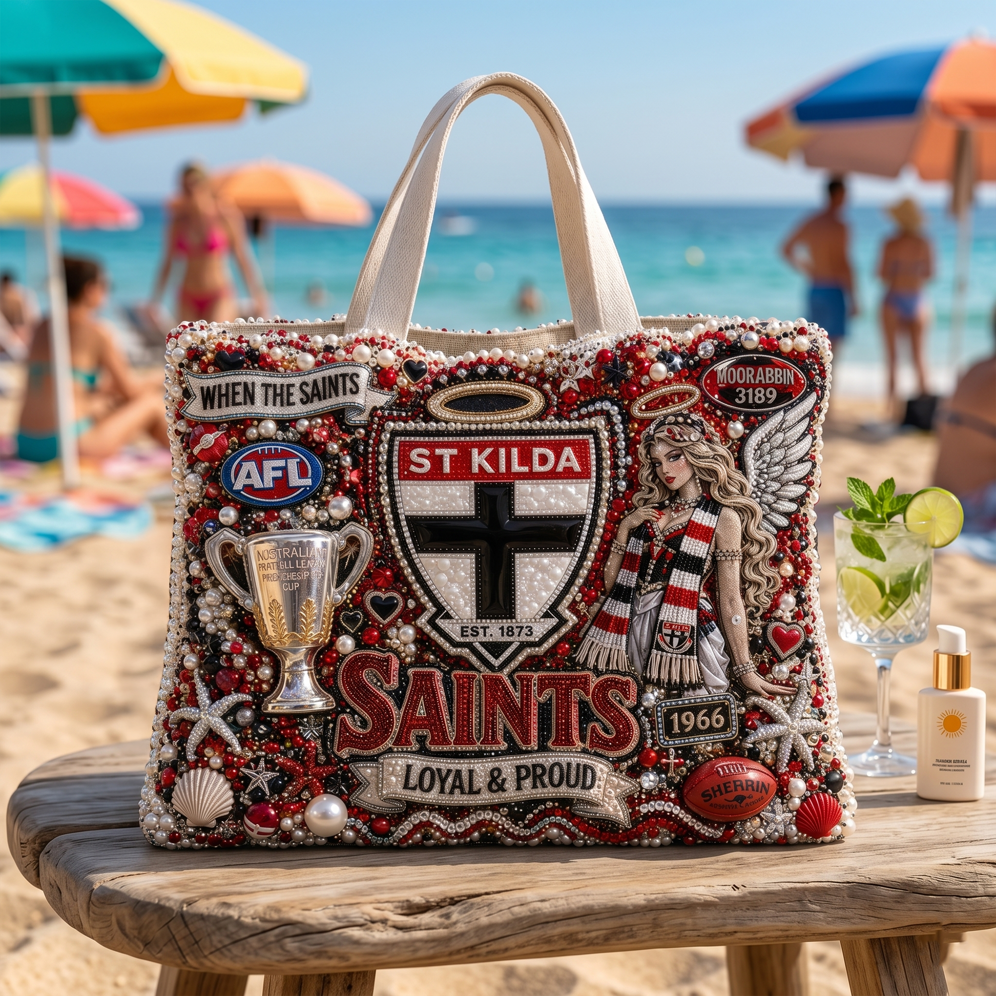 SKD Summer Vibes Tote Bag LNTH