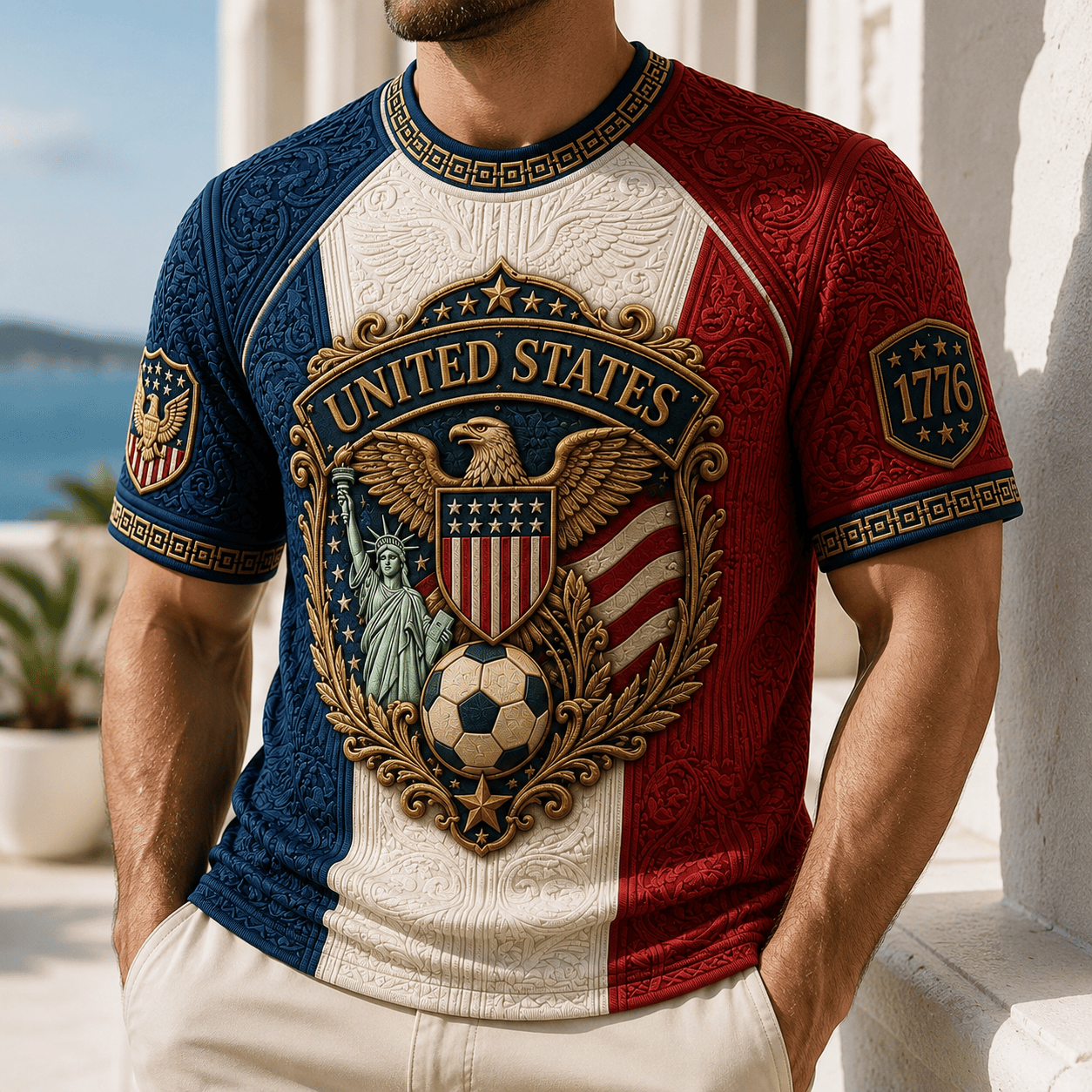 PREMIUM USMNT 3D EMBOSS SHIRT TTNL