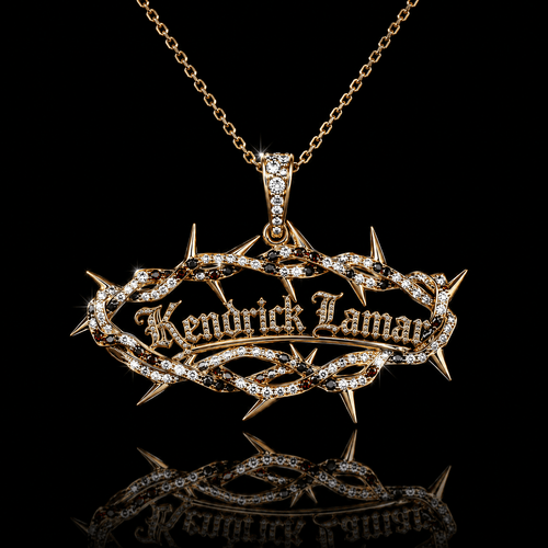 KDL Solid Gold Chain with Diamond Pendant BMD