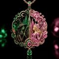 WCKD Solid Gold Chain with Diamond Pendant PDL