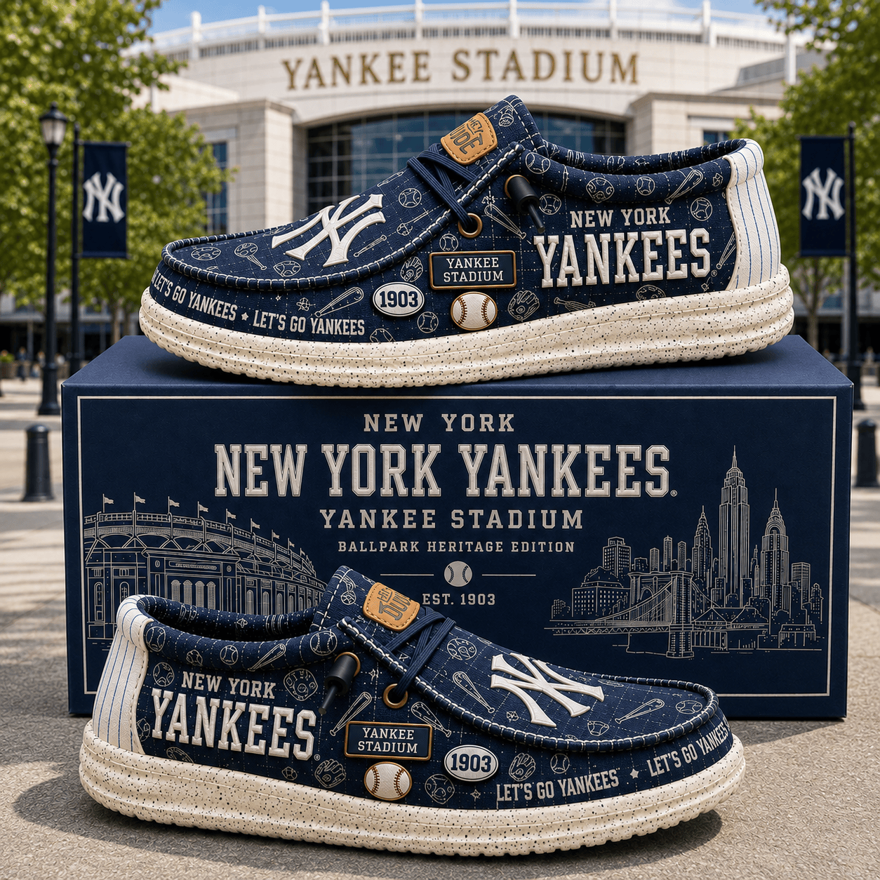 Premium NYY Loafer Shoes TTTT