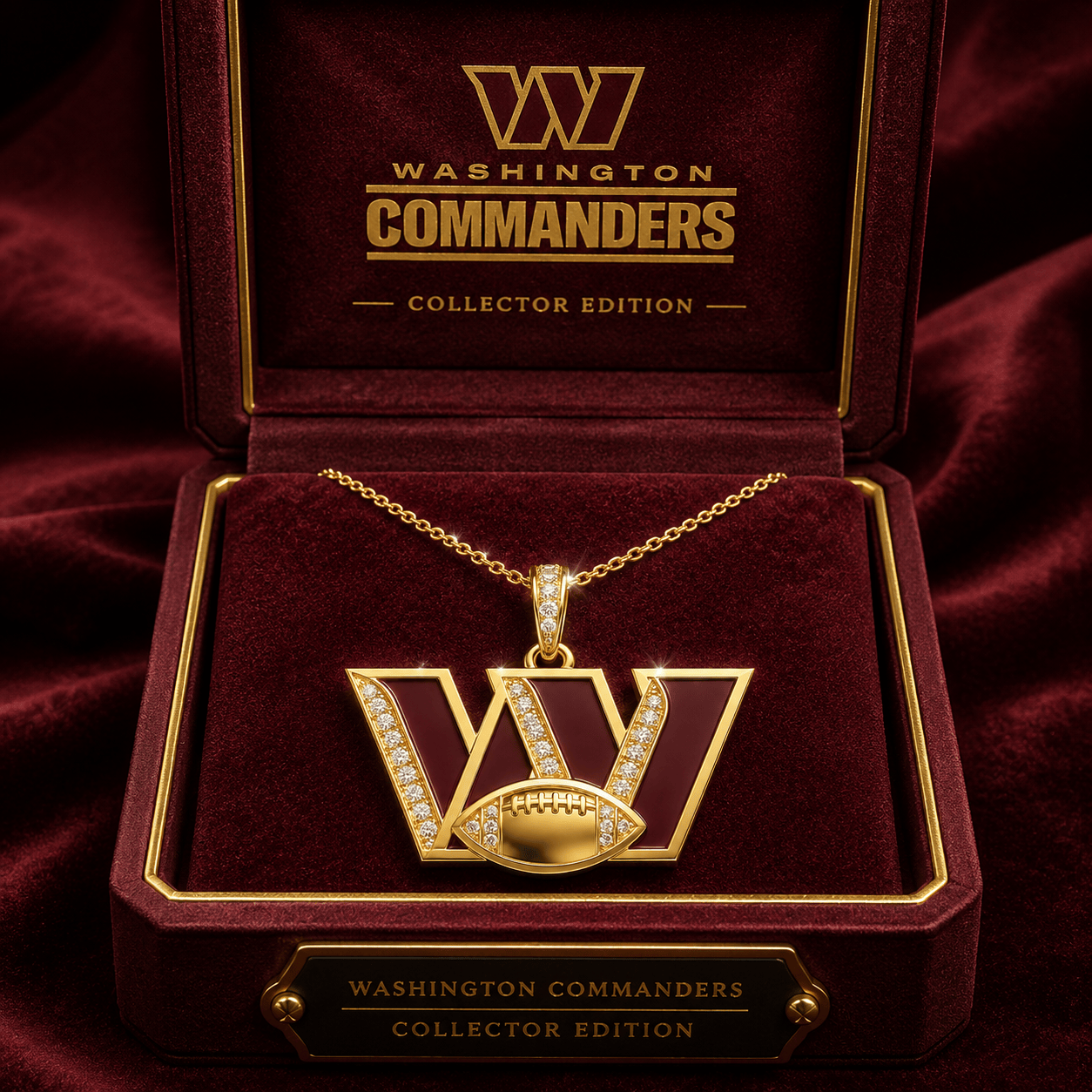 WCD Solid Gold Chain with Diamond Pendant BMD