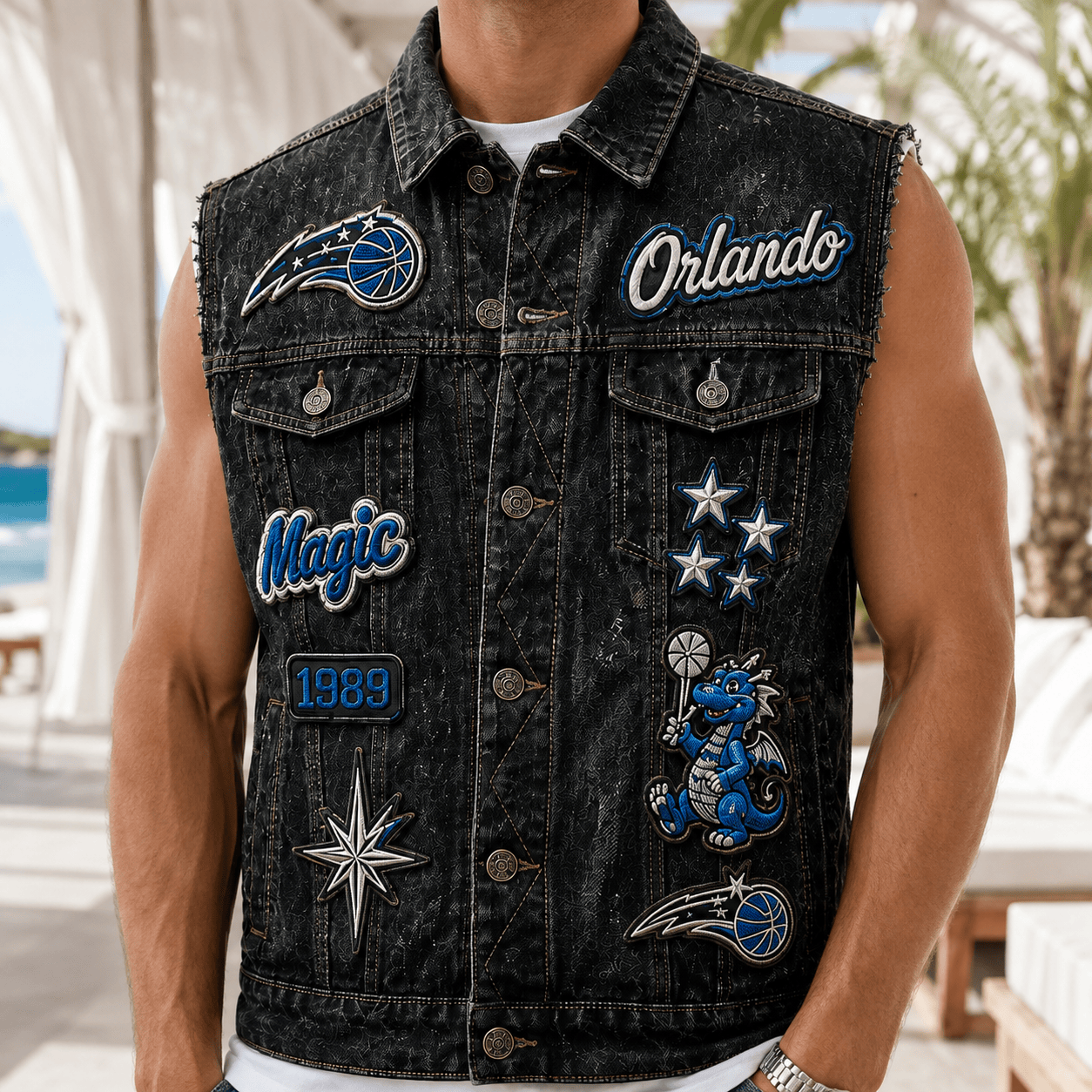ODM PREMIUM DENIM VEST NVH