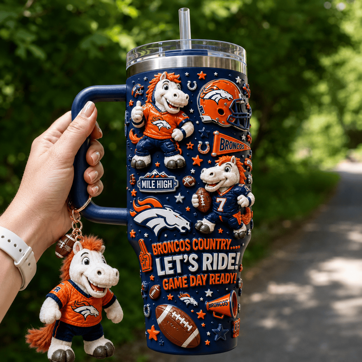 DVBC 40oz Tumbler With Handle DNBN