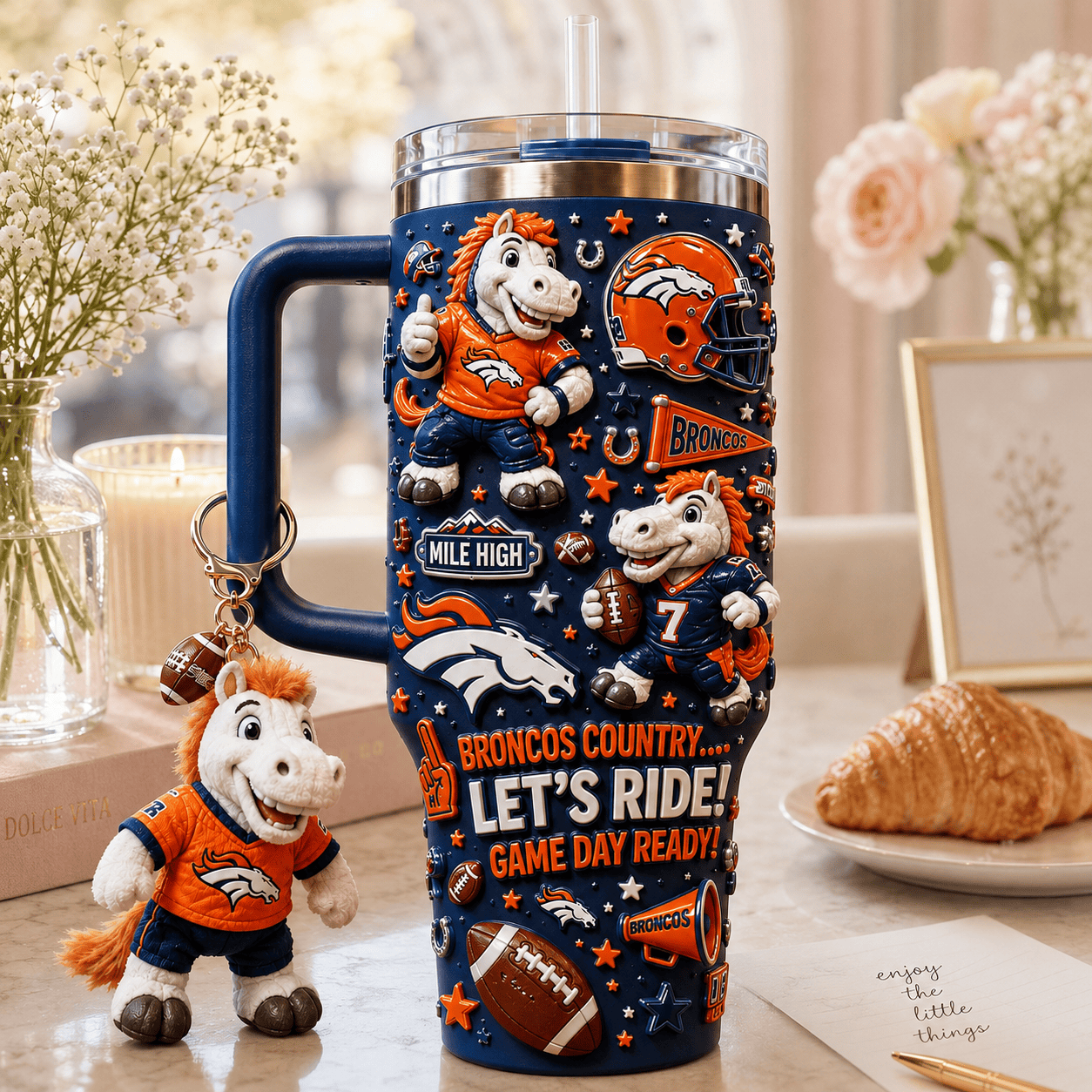 DVBC 40oz Tumbler With Handle DNBN