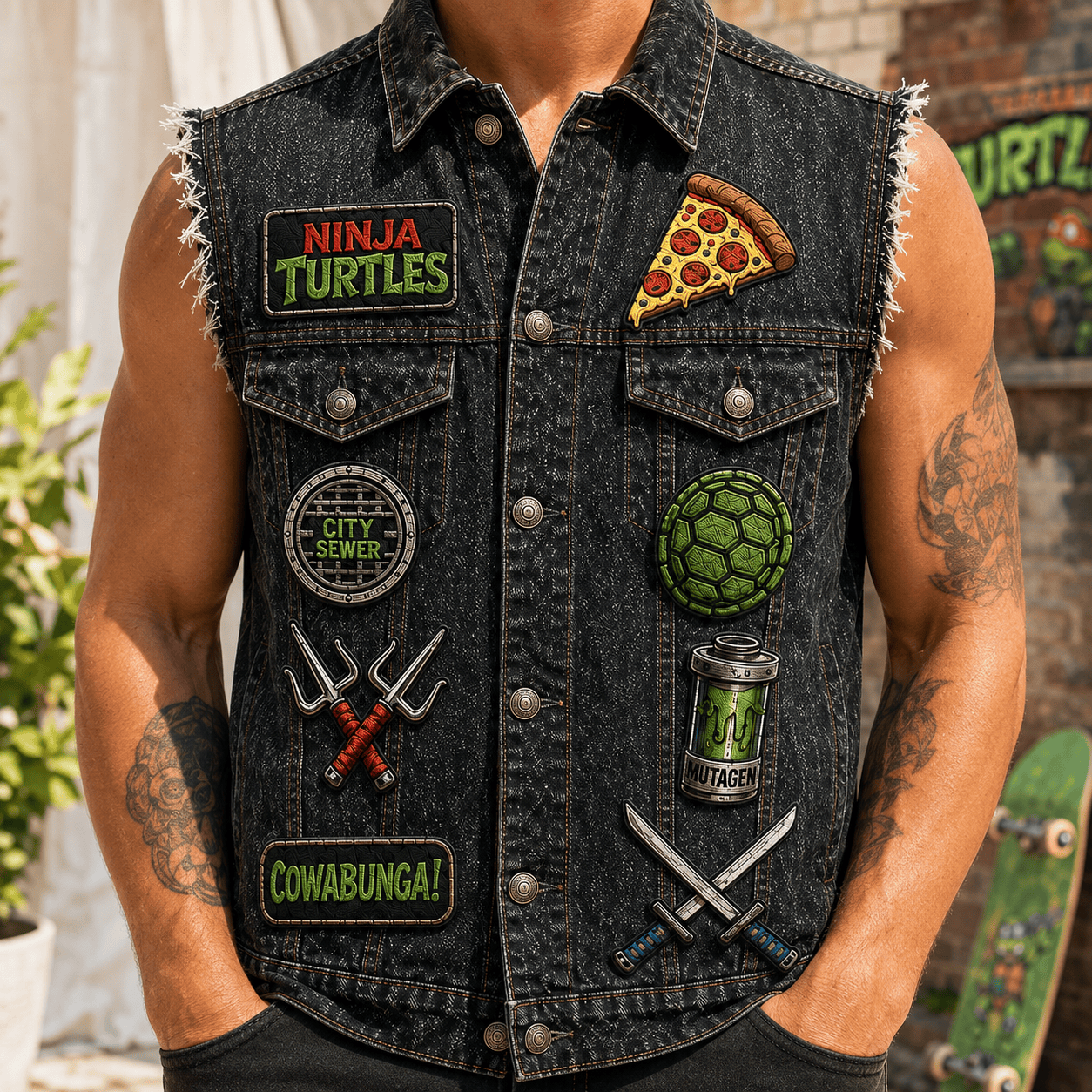 NJT PREMIUM DENIM VEST TTNL