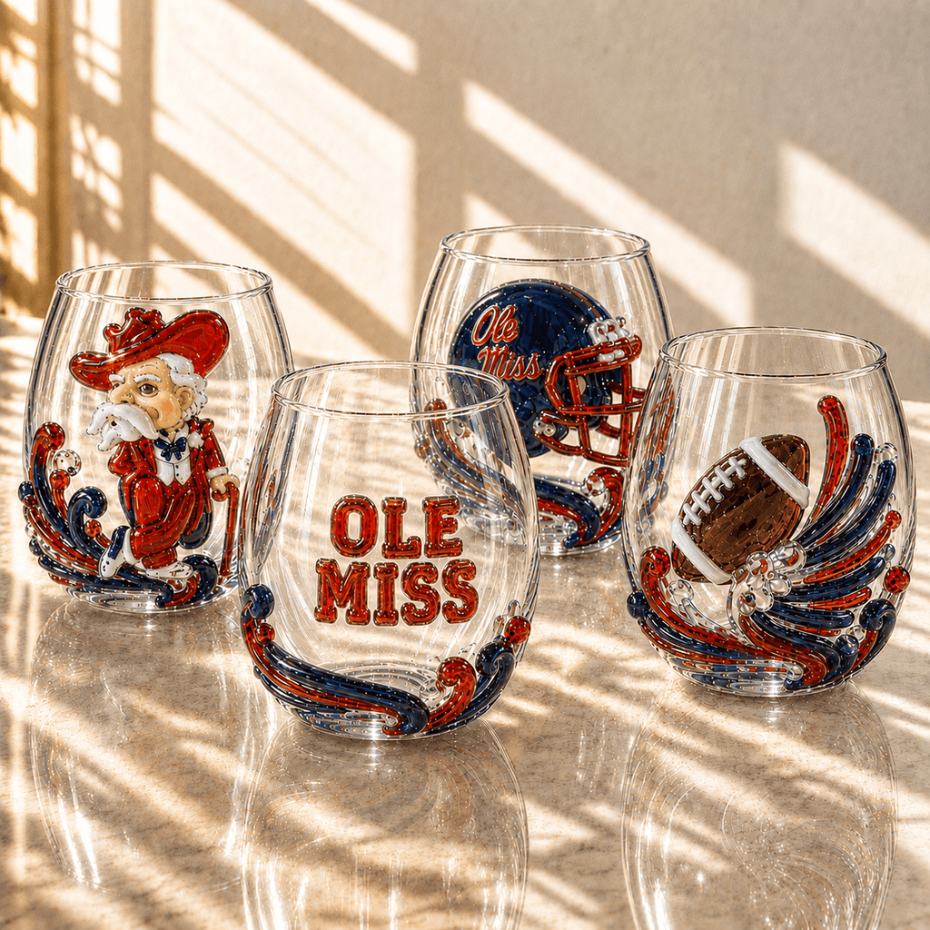 OMR Stemless Glass Cup Set TMH