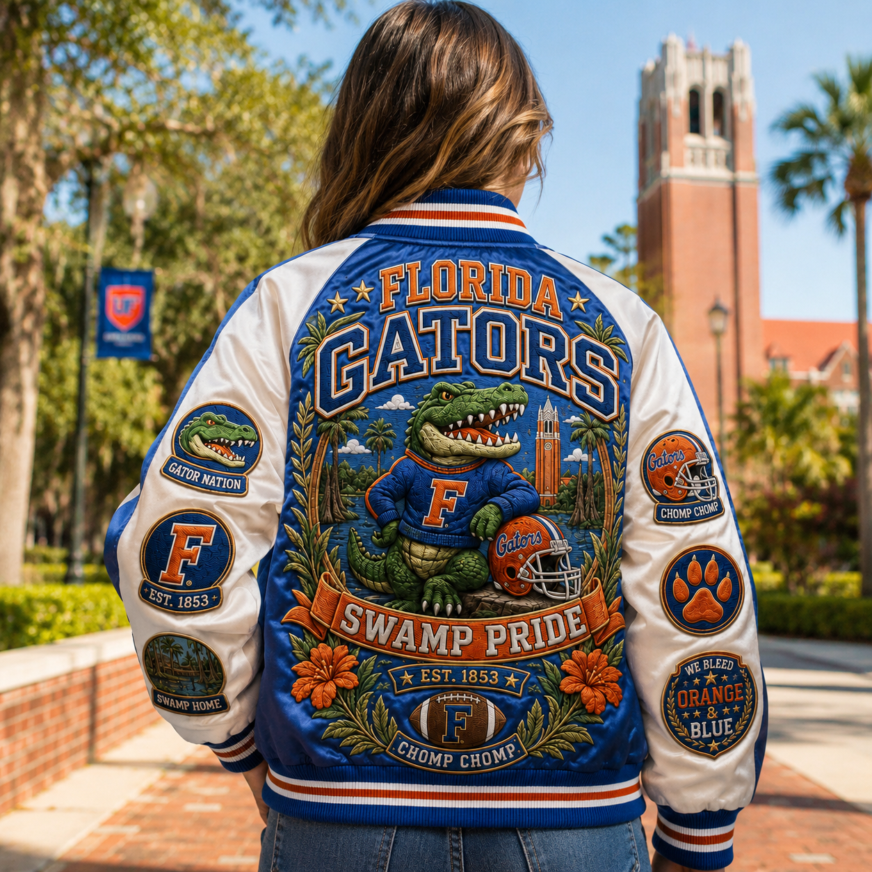 PREMIUM FGT SATIN BASEBALL JACKET NTNA