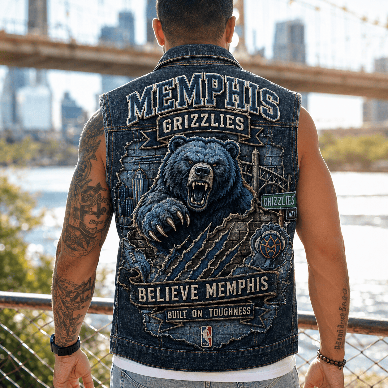 MPG PREMIUM DENIM VEST NVH
