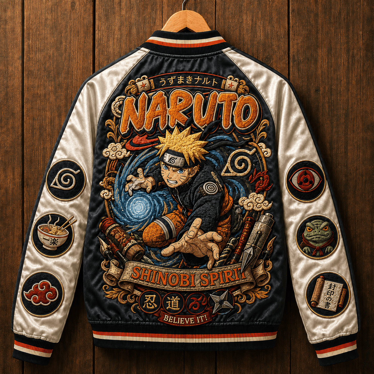 PREMIUM NRT SATIN BASEBALL JACKET NTNA