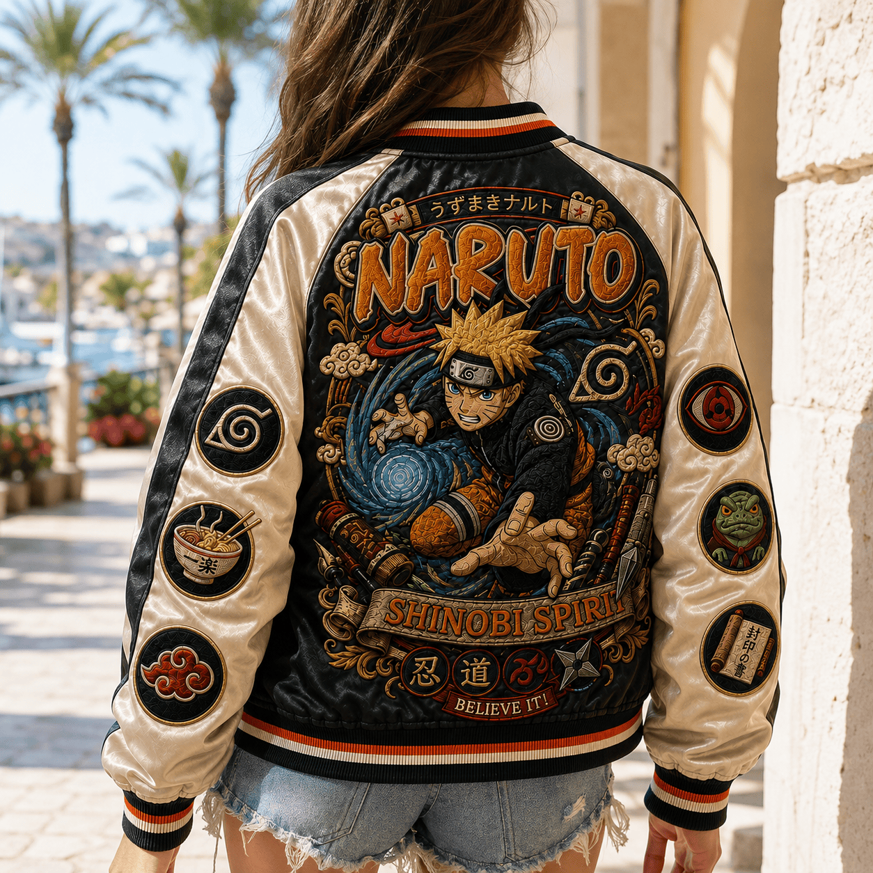 PREMIUM NRT SATIN BASEBALL JACKET NTNA