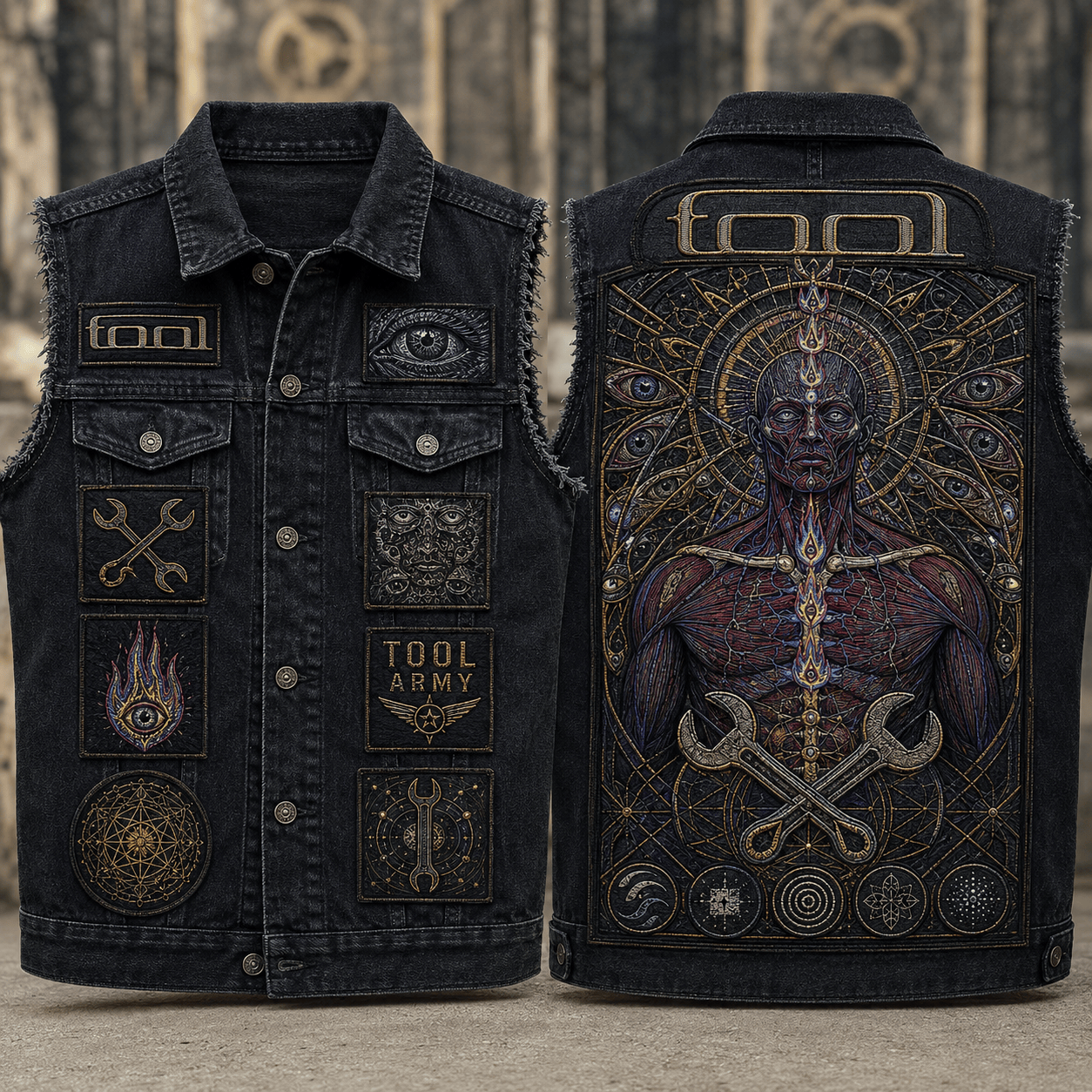TOOL PREMIUM DENIM VEST NVH