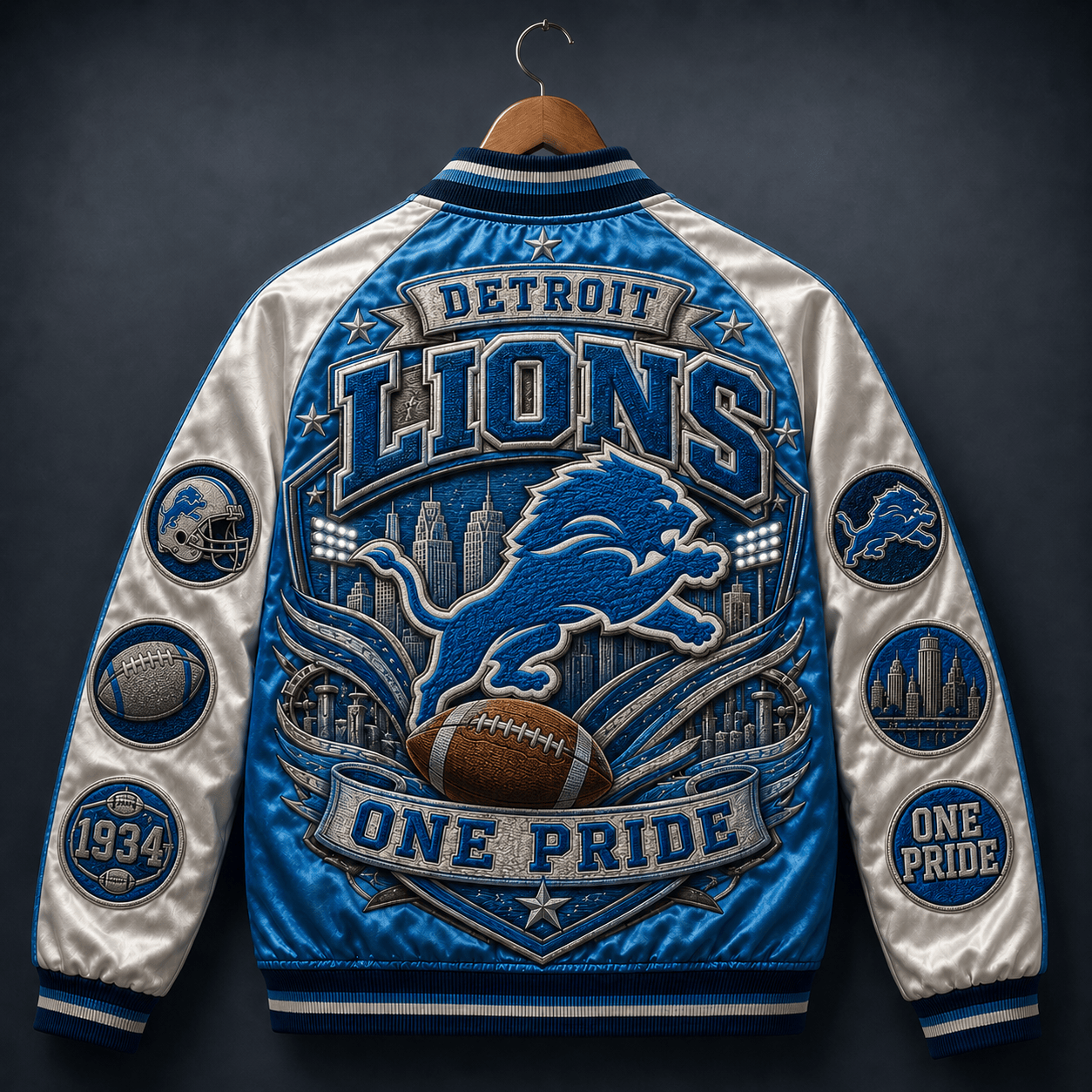 PREMIUM DTL SATIN BASEBALL JACKET PDL