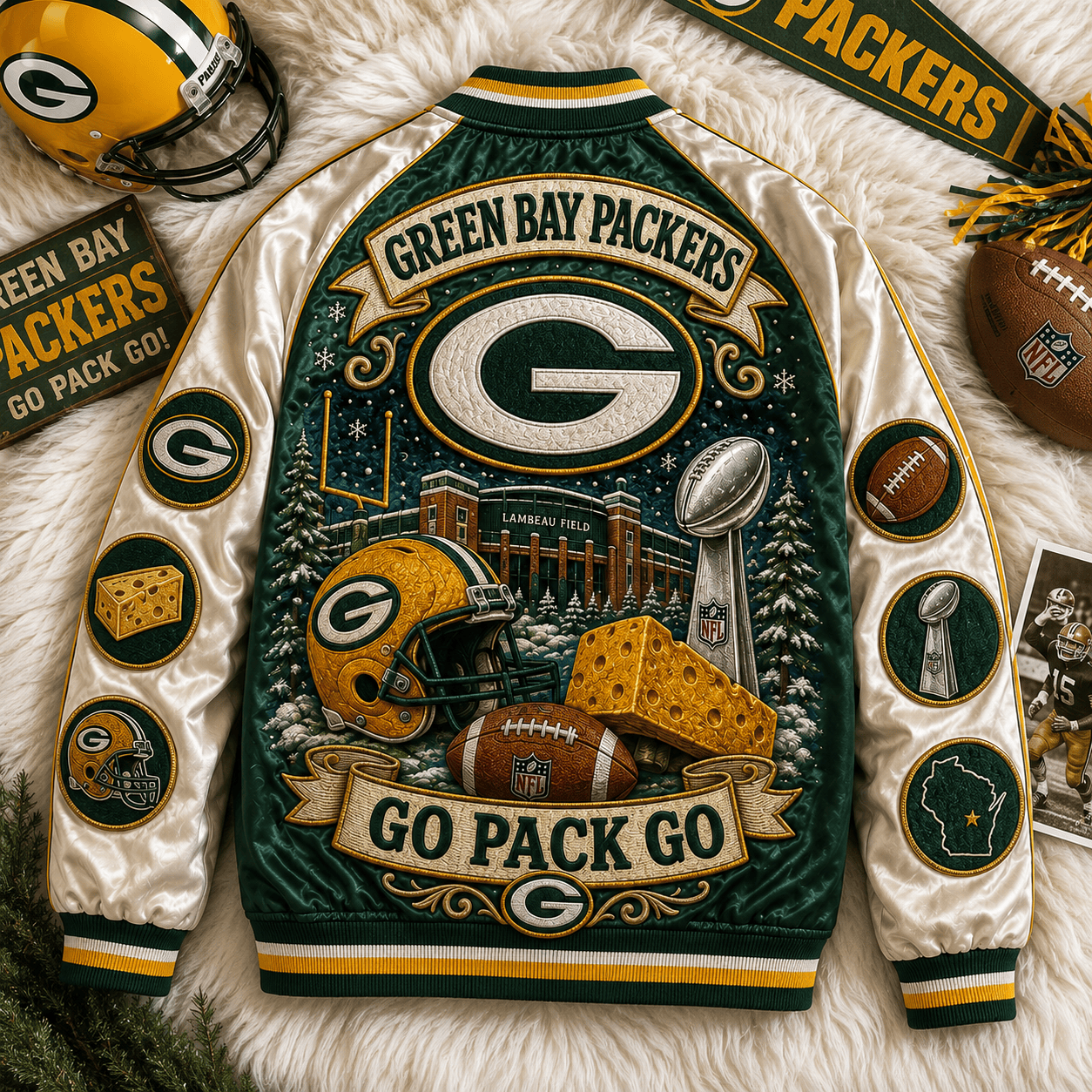 PREMIUM GBP SATIN BASEBALL JACKET PDL