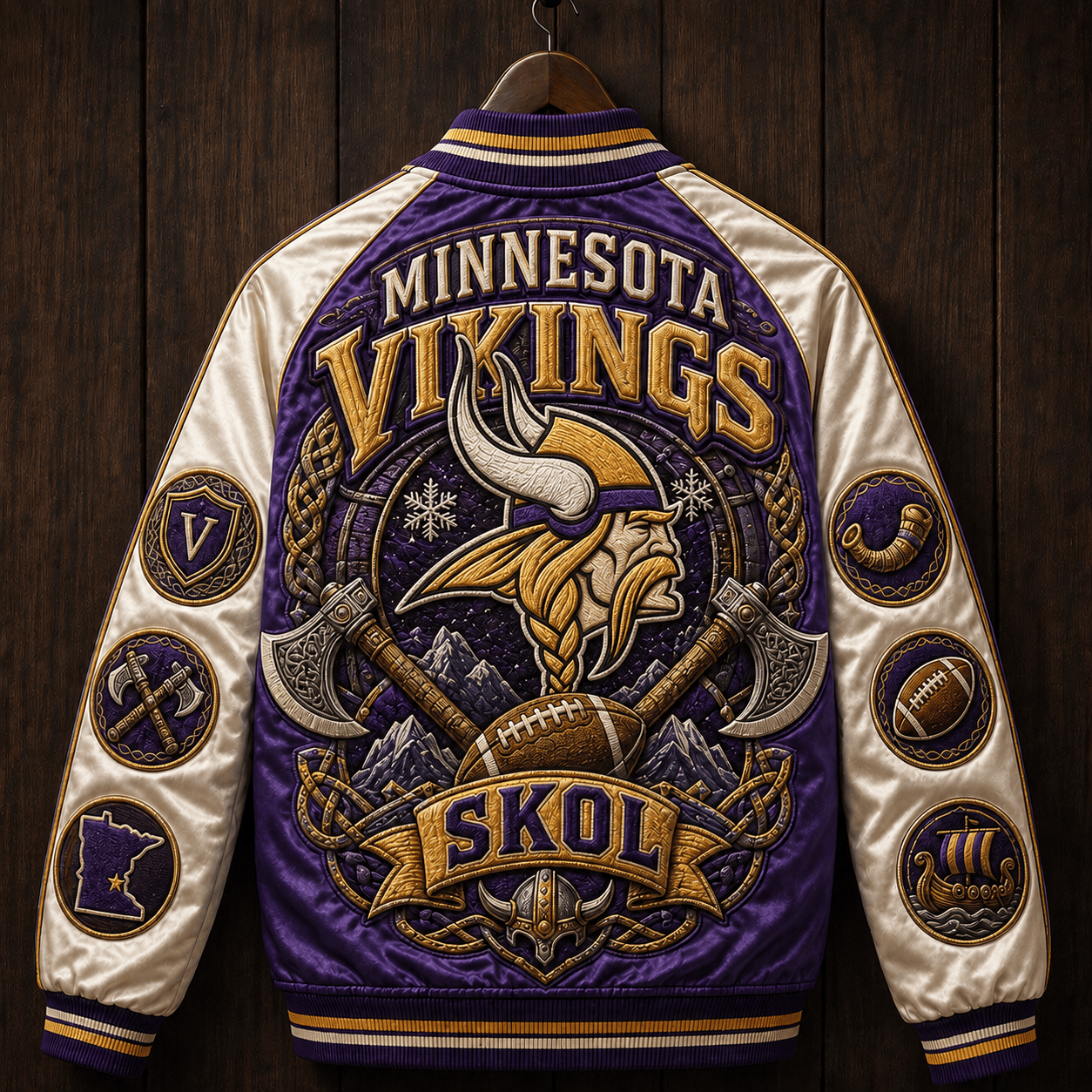 PREMIUM MNV SATIN BASEBALL JACKET PDL