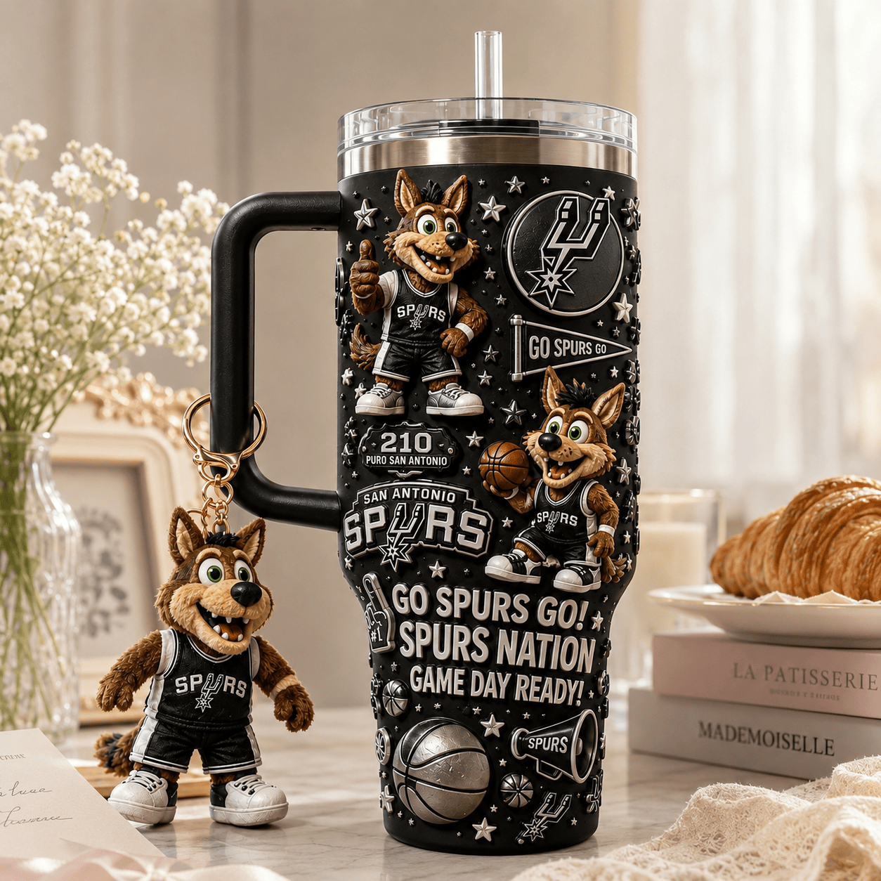 SAS 40oz Tumbler With Handle DNBN